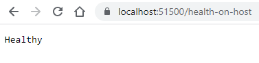 Liveness health check for specific host and port - response